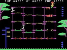 In game image of Locomotive on the VTech CreatiVision.