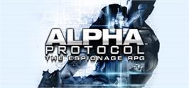 Banner artwork for Alpha Protocol.