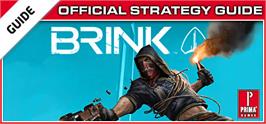 Banner artwork for BRINK: Prima Official Strategy Guide.