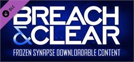 Banner artwork for Breach & Clear - Frozen Synapse Pack.