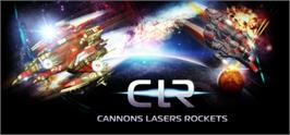 Banner artwork for Cannons Lasers Rockets.