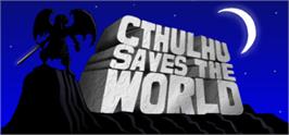 Banner artwork for Cthulhu Saves the World.