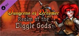 Banner artwork for Dungeons of Dredmor: Realm of the Diggle Gods.