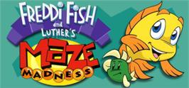 Banner artwork for Freddi Fish and Luther's Maze Madness.