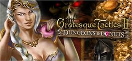 Banner artwork for Grotesque Tactics 2  Dungeons and Donuts.