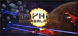 Banner artwork for Mayhem Intergalactic.