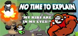 Banner artwork for No Time to Explain.