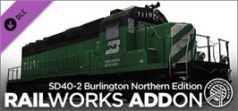 Banner artwork for RailWorks SD40-2 Burlington Northern Add-on.