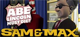Banner artwork for Sam & Max 104: Abe Lincoln Must Die!.