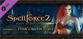 Banner artwork for SpellForce 2 - Faith in Destiny Scenario 1: Flink's Secret Diary.