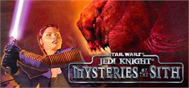 Banner artwork for Star Wars Jedi Knight: Mysteries of the Sith.