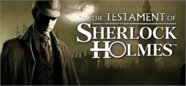 Banner artwork for The Testament of Sherlock Holmes.