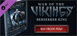 Banner artwork for War of the Vikings E-book: Berserker King.