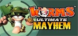 Banner artwork for Worms Ultimate Mayhem.