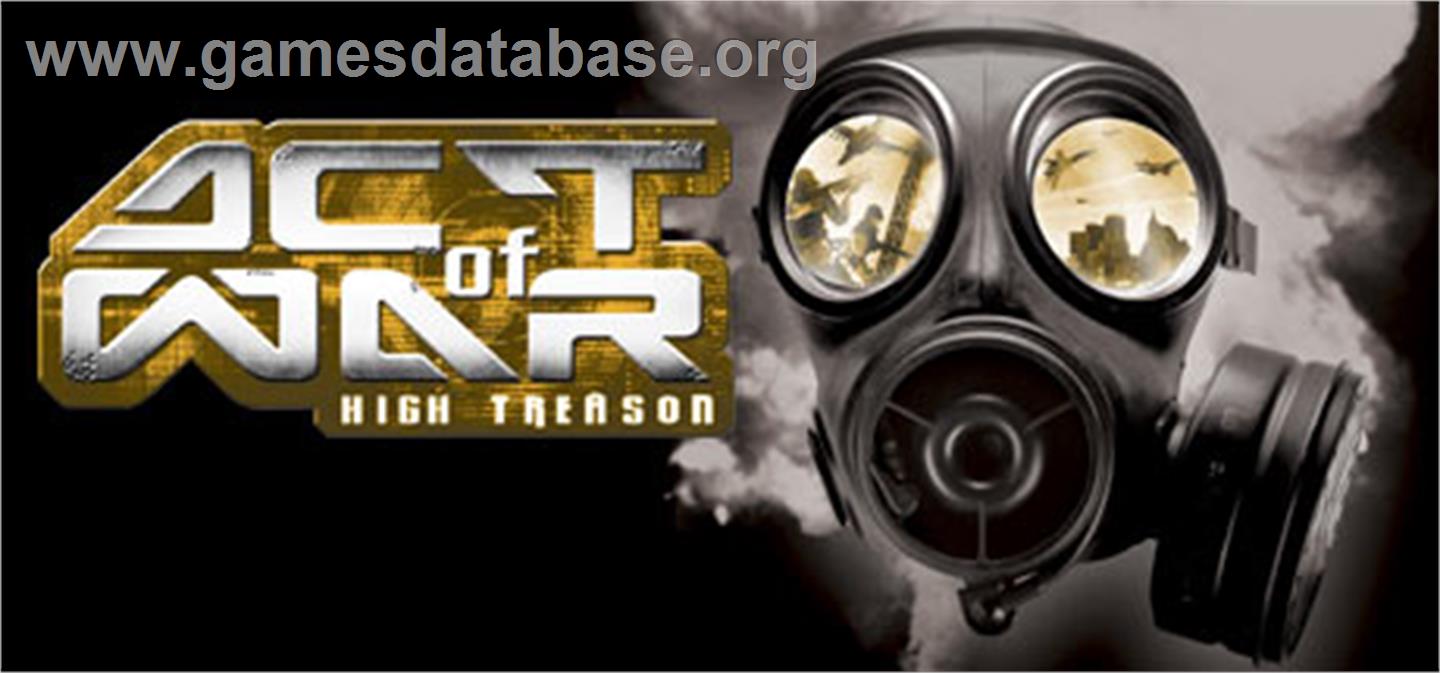 Act of War: High Treason - Valve Steam - Artwork - Banner