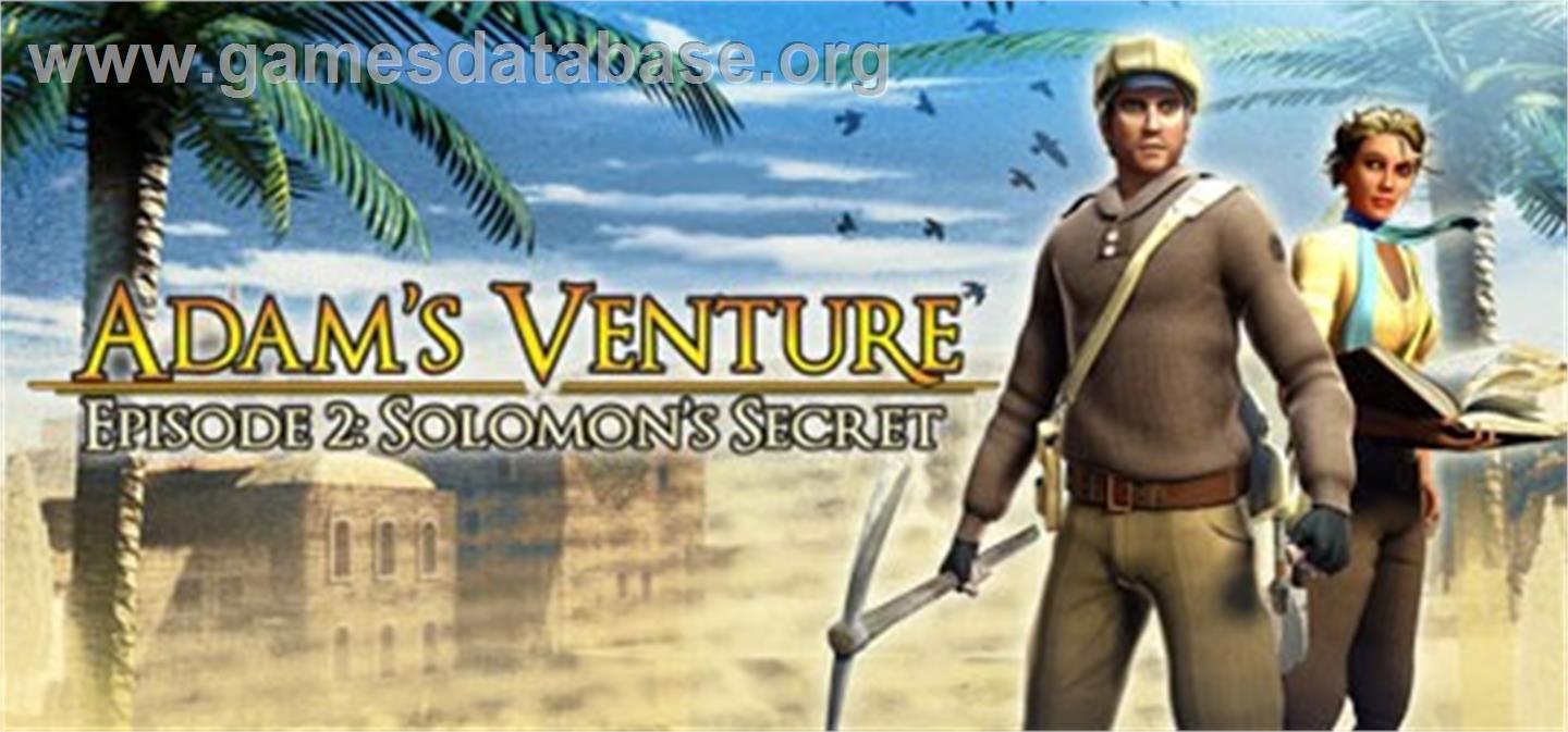 Adam's Venture Episode 2: Solomon's Secret - Valve Steam - Artwork - Banner