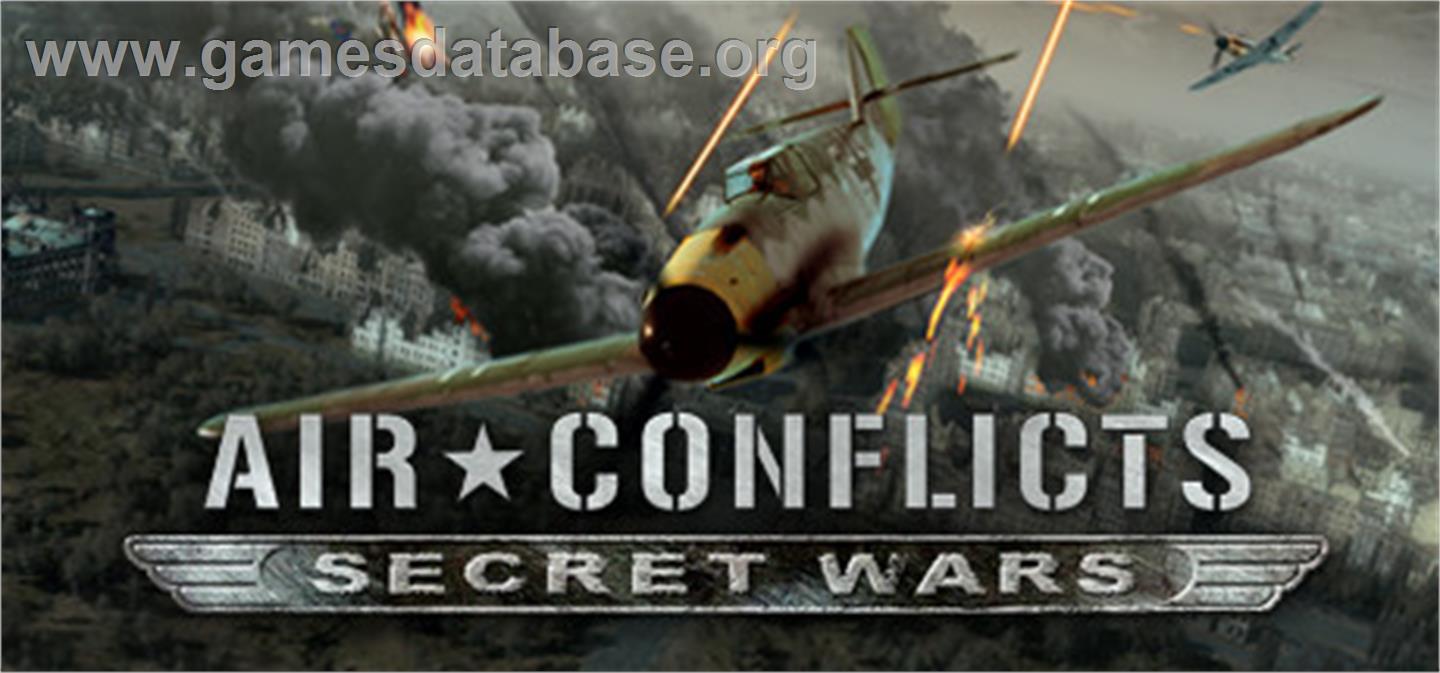 Air Conflicts: Secret Wars - Valve Steam - Artwork - Banner
