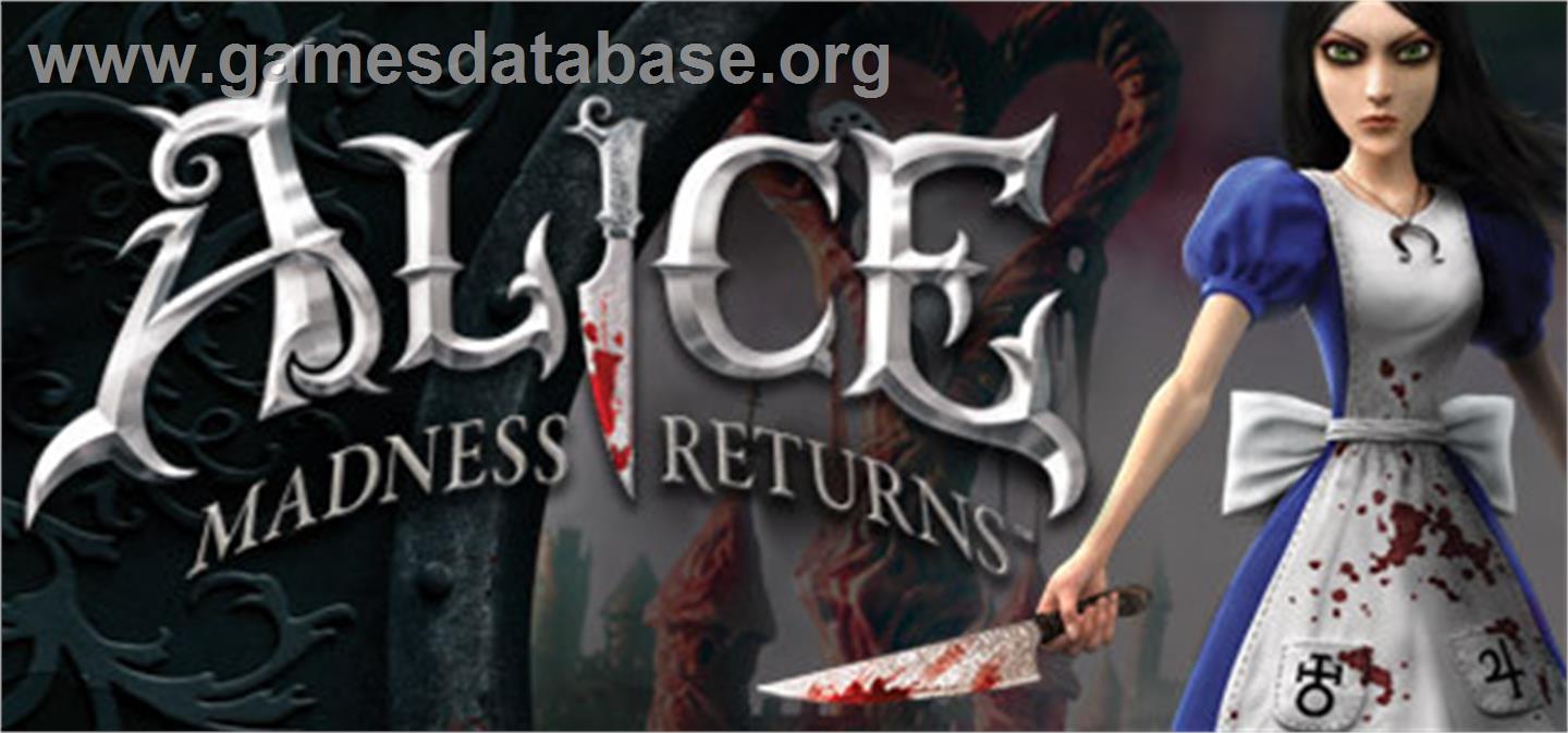 Alice: Madness Returns - Valve Steam - Artwork - Banner