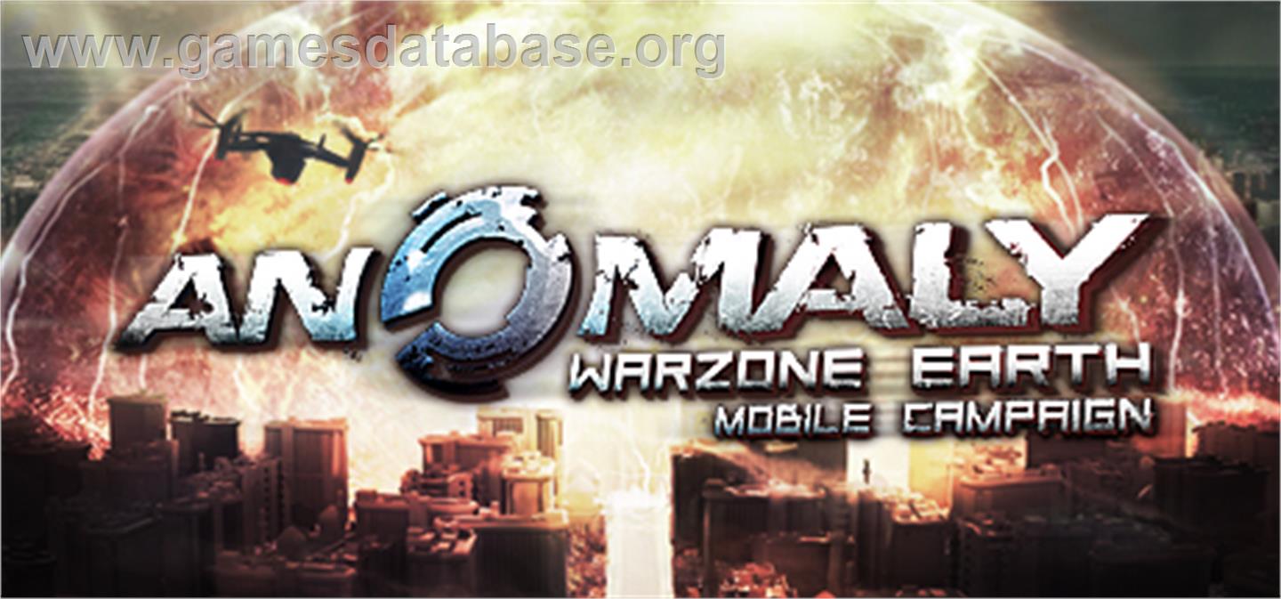 Anomaly Warzone Earth Mobile Campaign - Valve Steam - Artwork - Banner