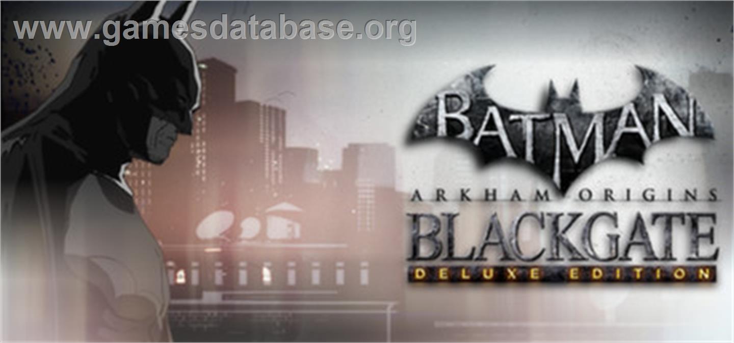 Batman: Arkham Origins Blackgate - Deluxe Edition - Valve Steam - Artwork - Banner