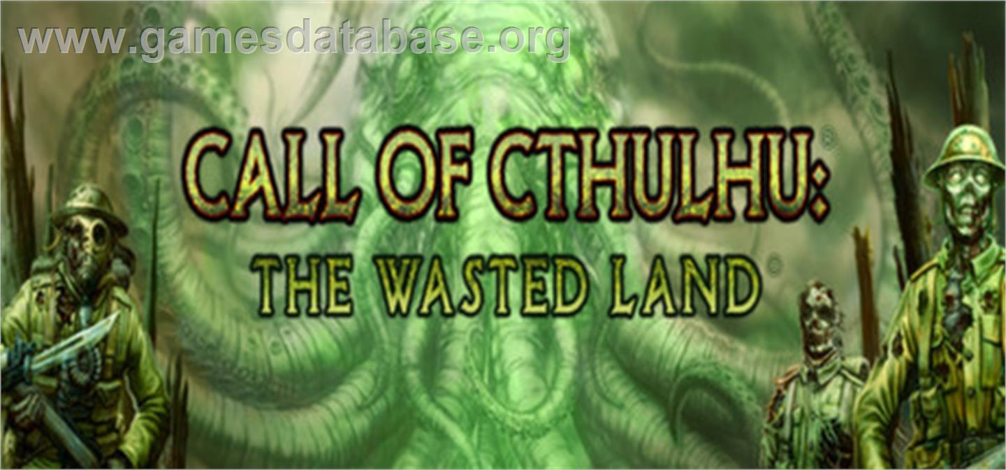Call of Cthulhu: The Wasted Land - Valve Steam - Artwork - Banner
