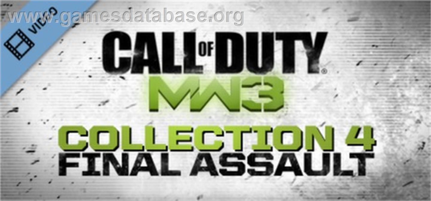 Call of Duty®: Modern Warfare® 3 Collection 4: Final Assault - Valve Steam - Artwork - Banner