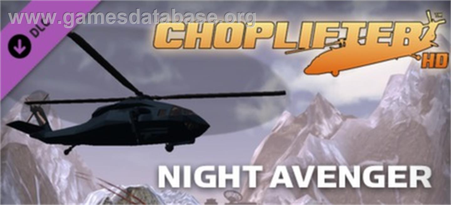 Choplifter HD - Night Avenger Chopper - Valve Steam - Artwork - Banner