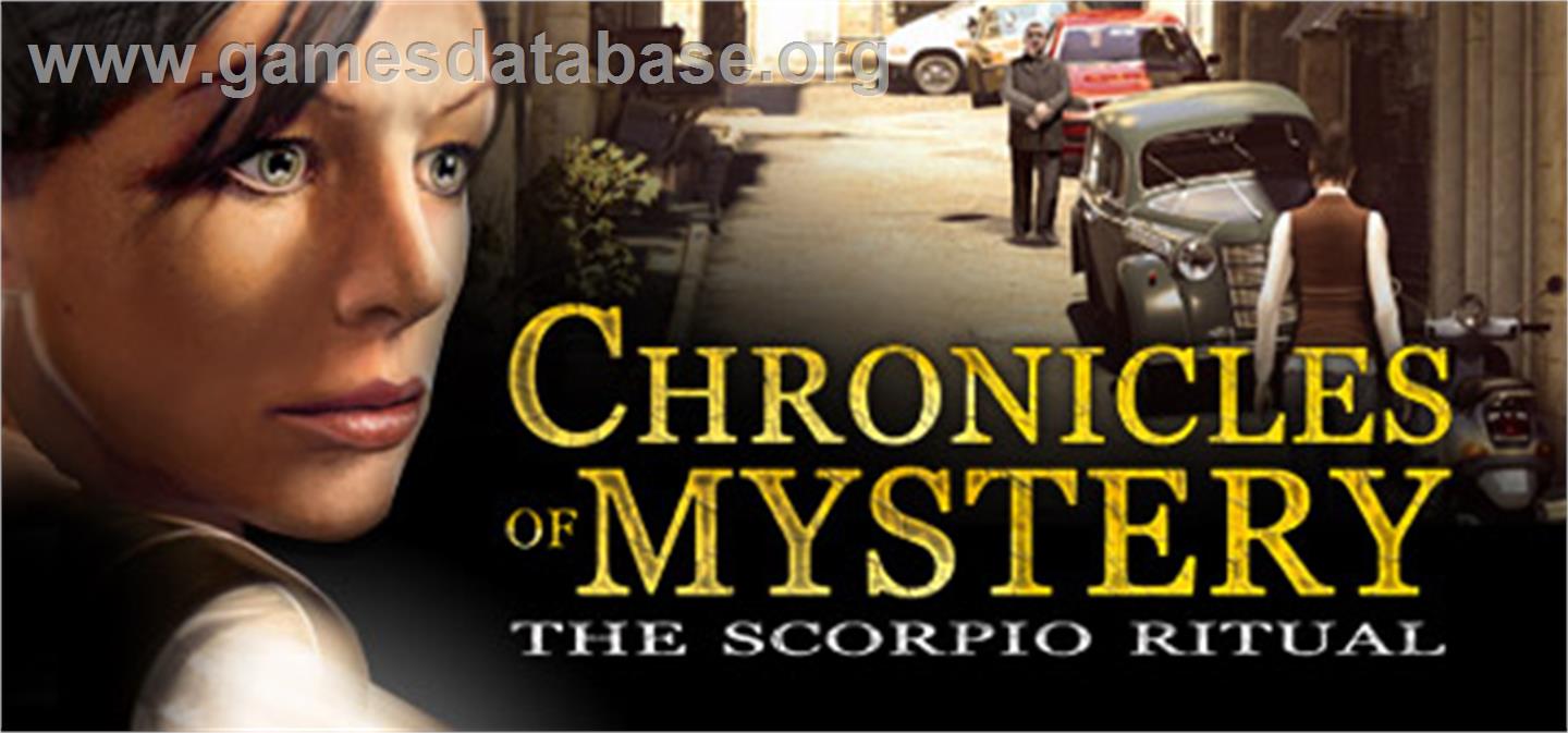 Chronicles of Mystery: The Scorpio Ritual - Valve Steam - Artwork - Banner