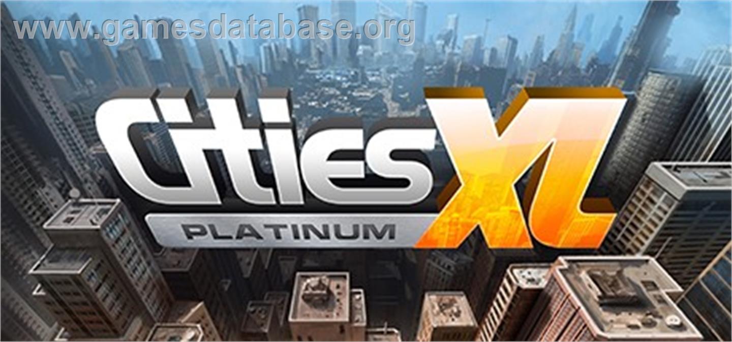 Cities XL Platinum - Valve Steam - Artwork - Banner