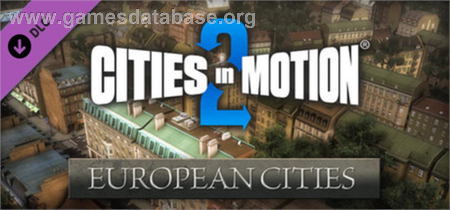 Cities in Motion 2: European Cities - Valve Steam - Artwork - Banner