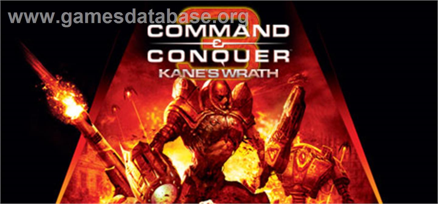 Command & Conquer 3: Kane's Wrath - Valve Steam - Artwork - Banner