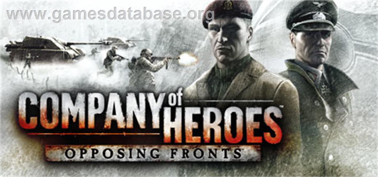 Company of Heroes: Opposing Fronts - Valve Steam - Artwork - Banner