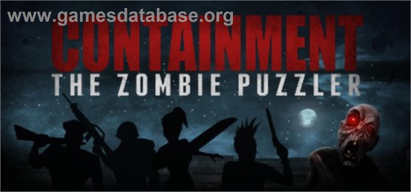 Containment: The Zombie Puzzler - Valve Steam - Artwork - Banner