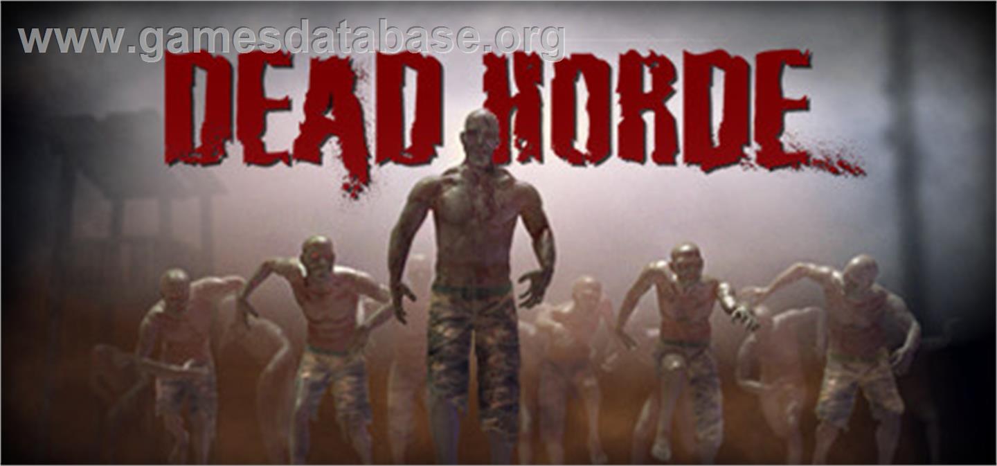 Dead Horde - Valve Steam - Artwork - Banner