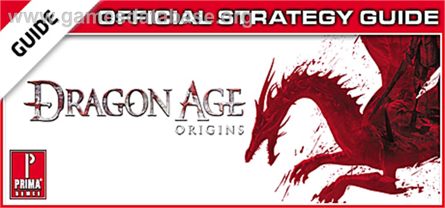Dragon Age: Origins Prima Official Strategy Guide - Valve Steam - Artwork - Banner