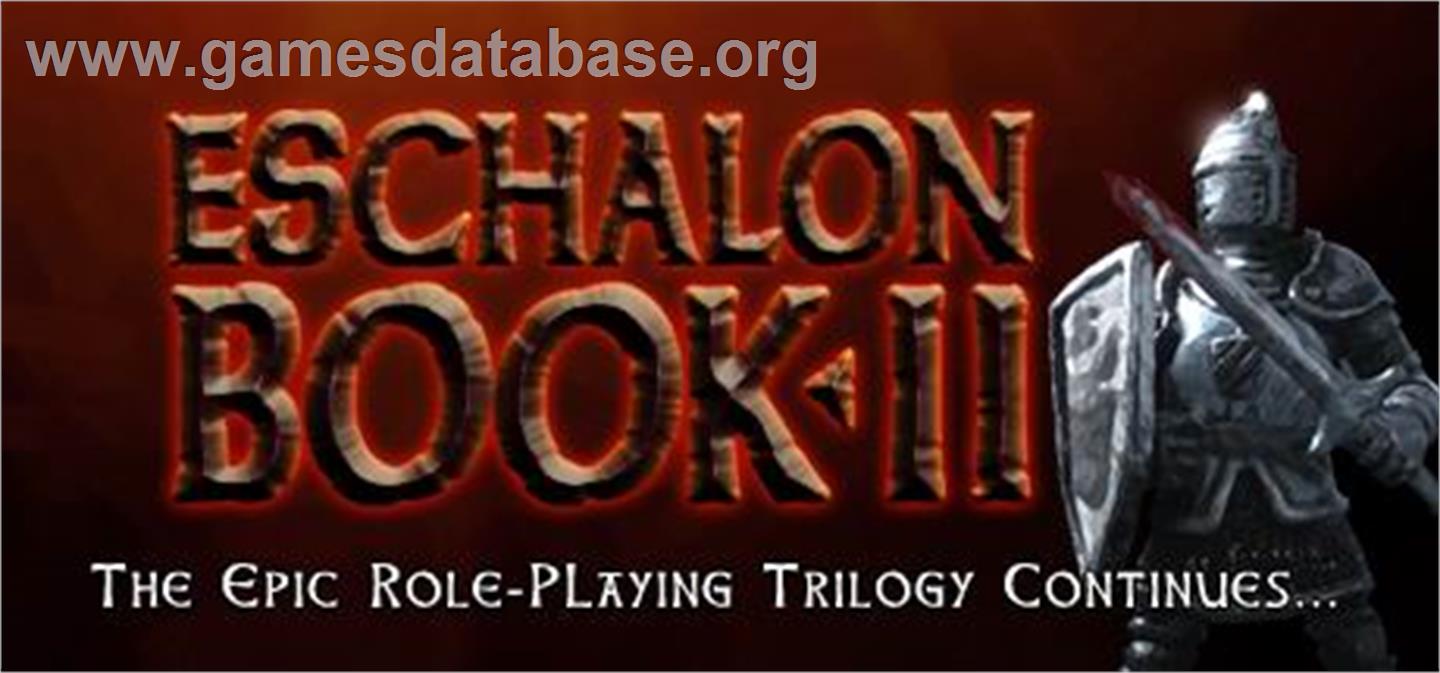 Eschalon: Book II - Valve Steam - Artwork - Banner