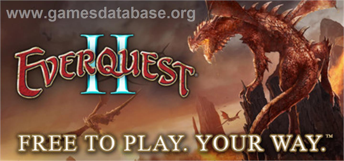 EverQuest® II Free-To-Play. Your Way. - Valve Steam - Artwork - Banner
