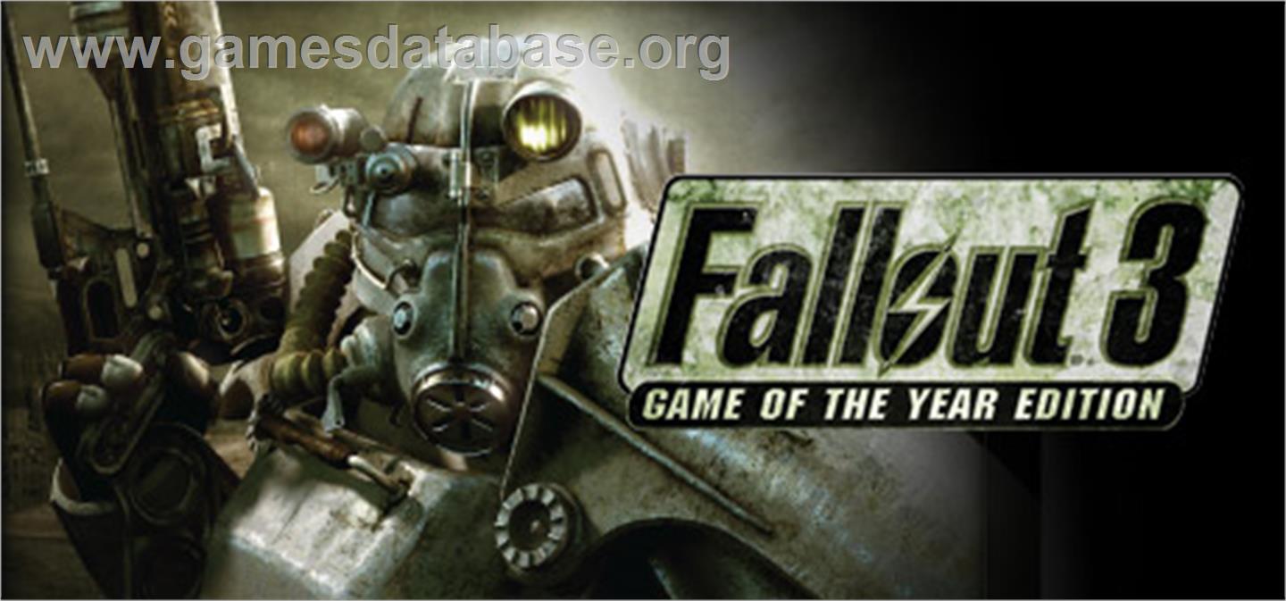 Fallout 3: Game of the Year Edition - Valve Steam - Artwork - Banner