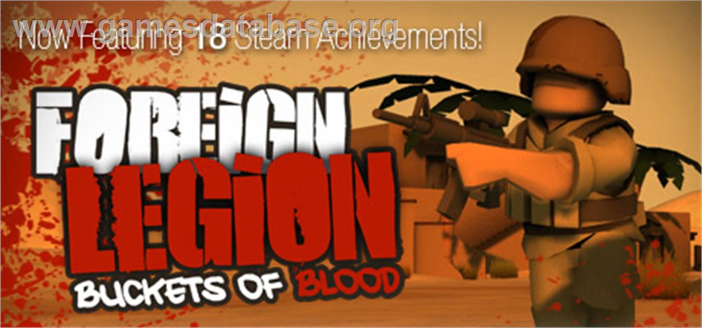 Foreign Legion: Buckets of Blood - Valve Steam - Artwork - Banner