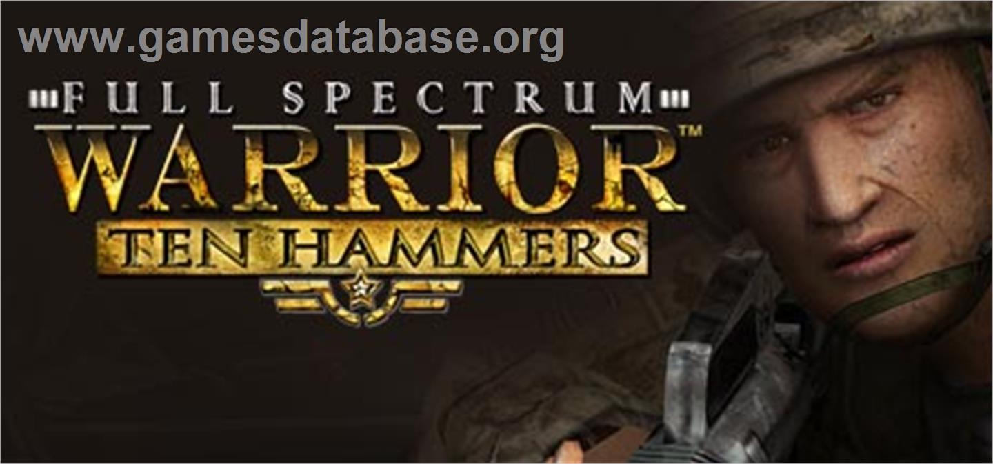 Full Spectrum Warrior: Ten Hammers - Valve Steam - Artwork - Banner
