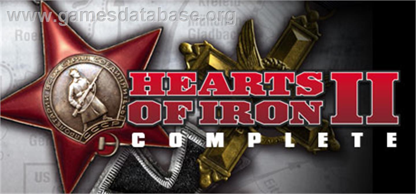 Hearts of Iron 2 Complete - Valve Steam - Artwork - Banner
