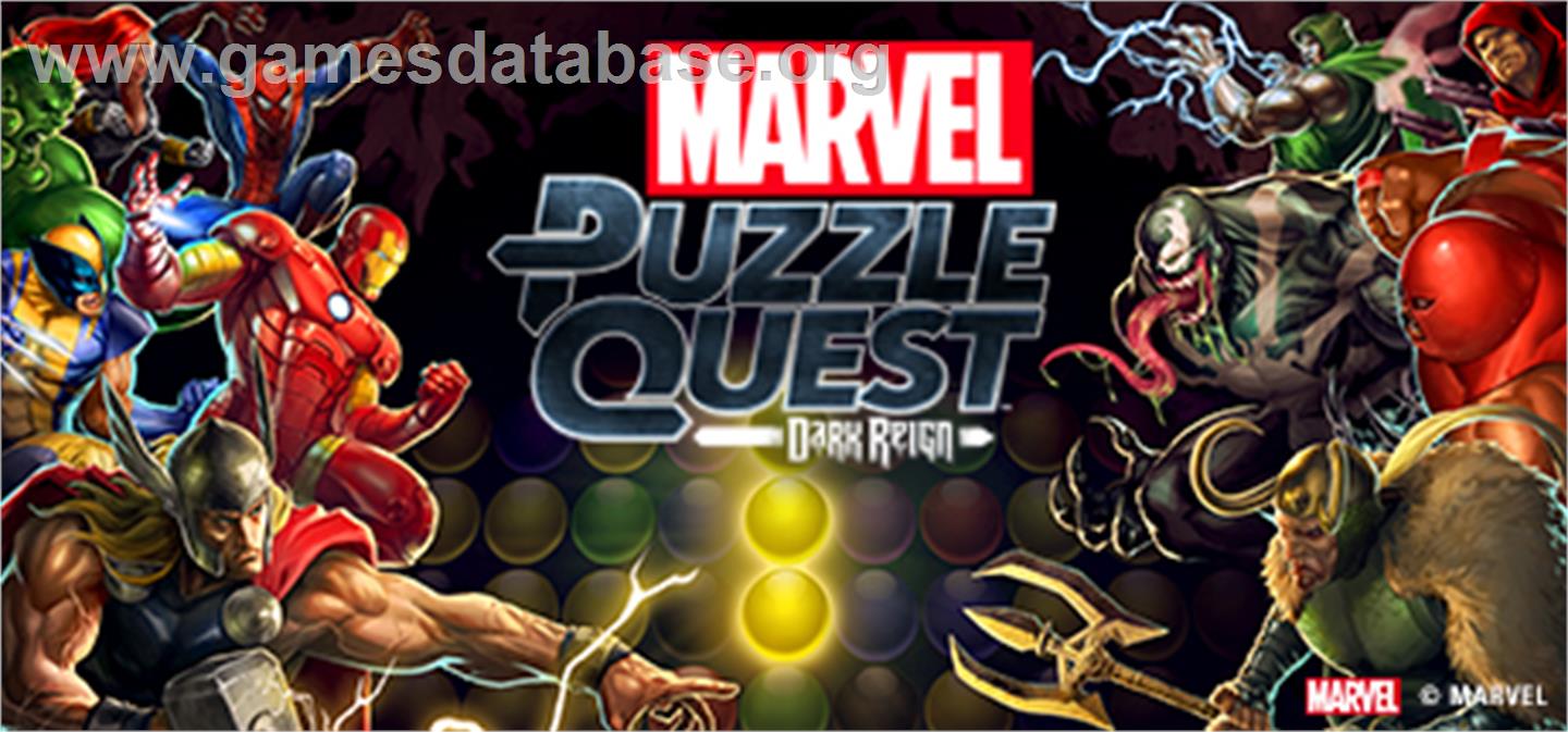 Marvel Puzzle Quest: Dark Reign - Valve Steam - Artwork - Banner