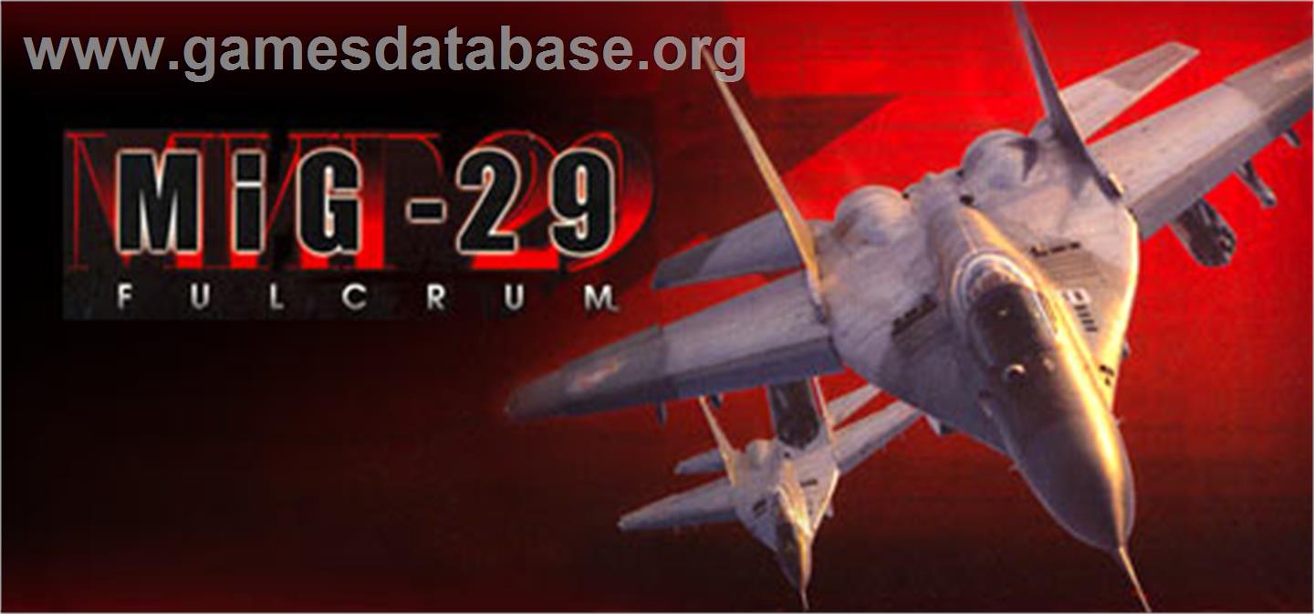 MiG-29 Fulcrum - Valve Steam - Artwork - Banner