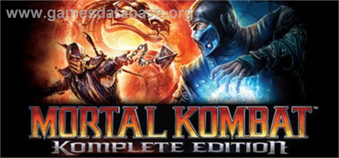 Mortal Kombat Komplete Edition - Valve Steam - Artwork - Banner