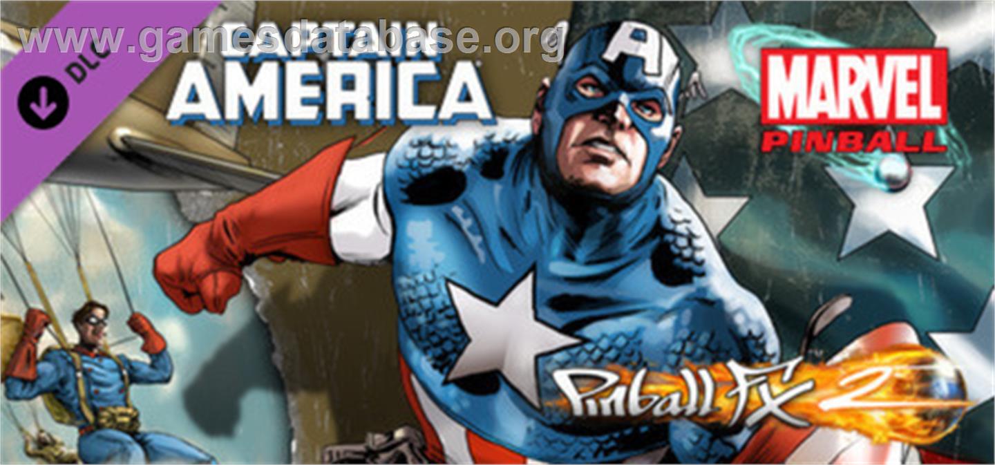 Pinball FX2 - Captain America Table - Valve Steam - Artwork - Banner