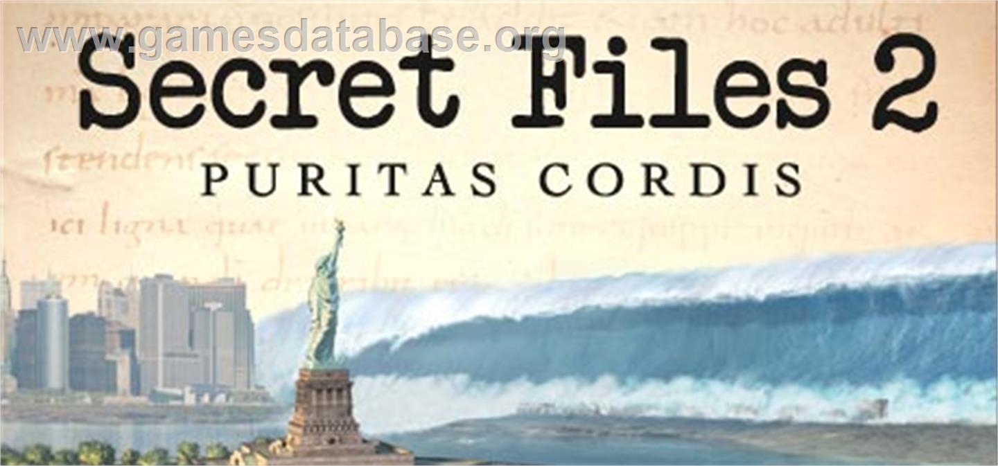 Secret Files 2: Puritas Cordis - Valve Steam - Artwork - Banner