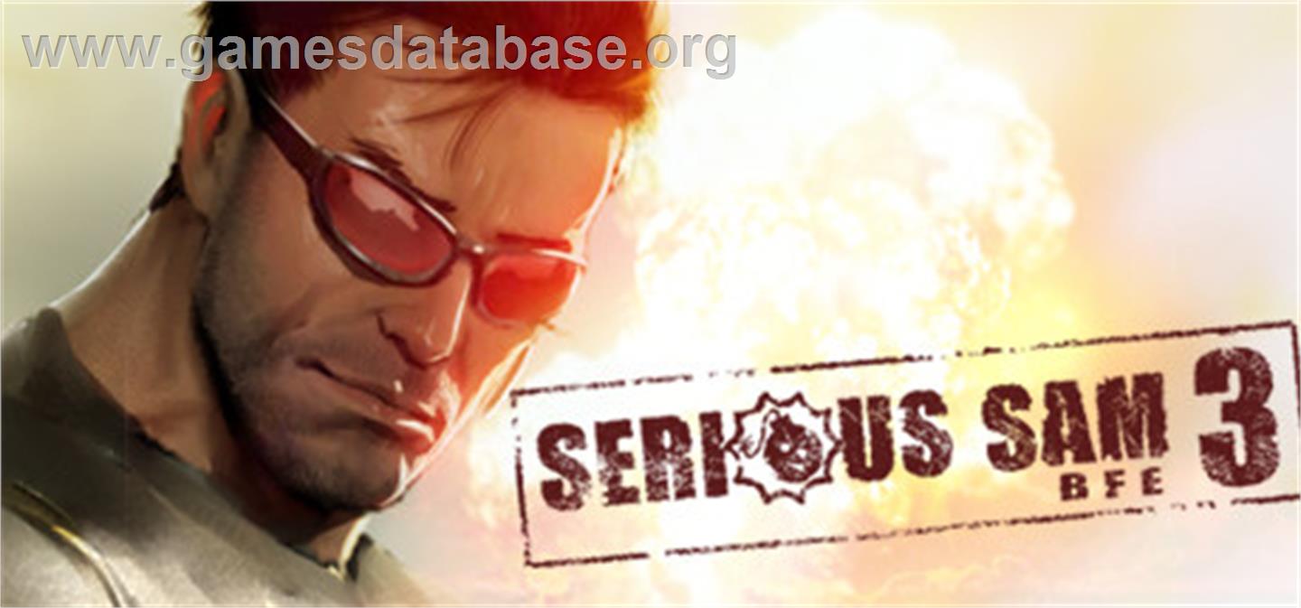 Serious Sam 3: BFE - Valve Steam - Artwork - Banner