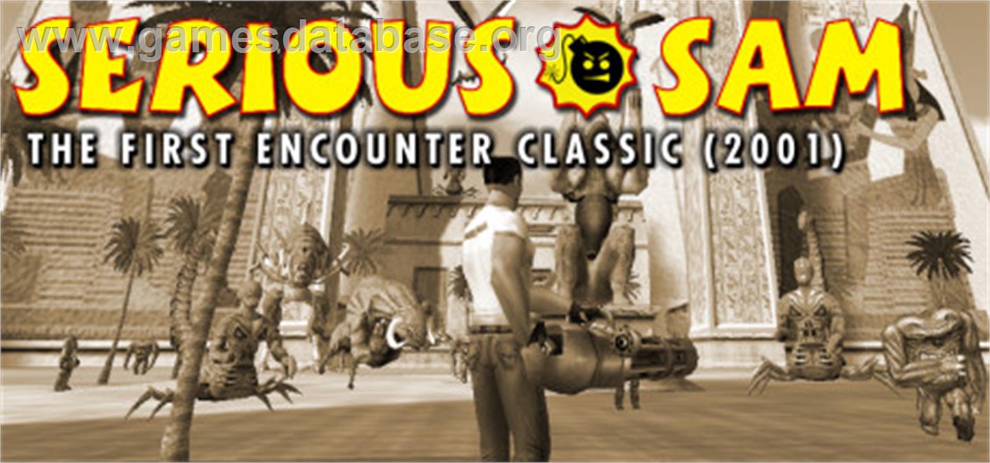 Serious Sam Classic: First Encounter - Valve Steam - Artwork - Banner