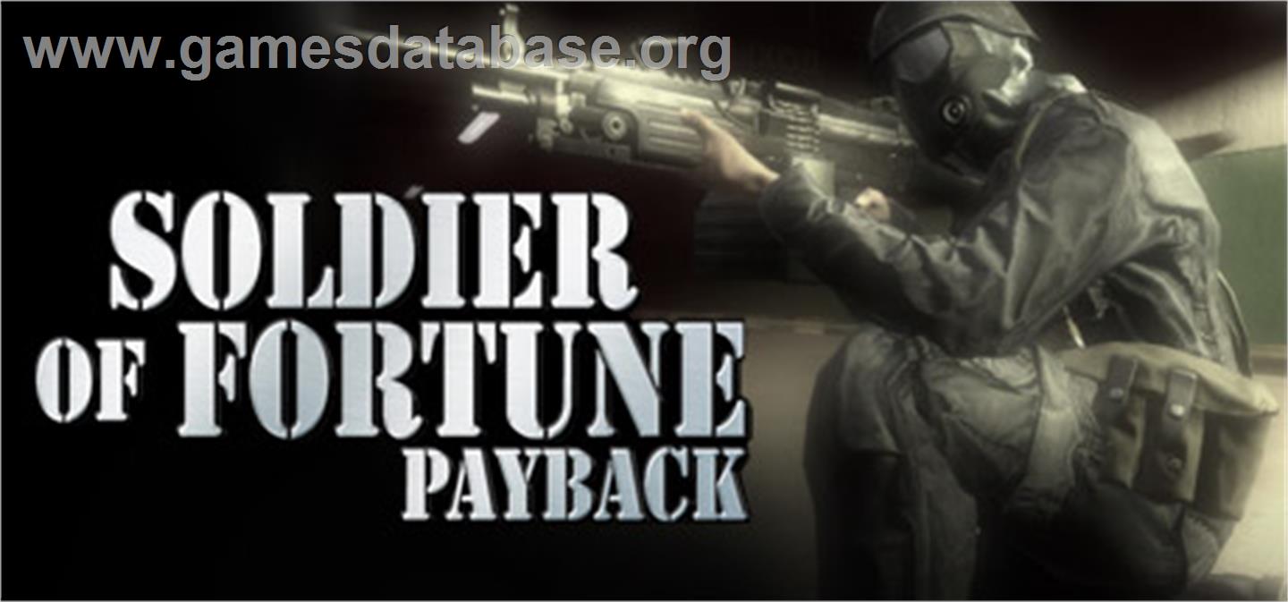 Soldier of Fortune®: Payback - Valve Steam - Artwork - Banner