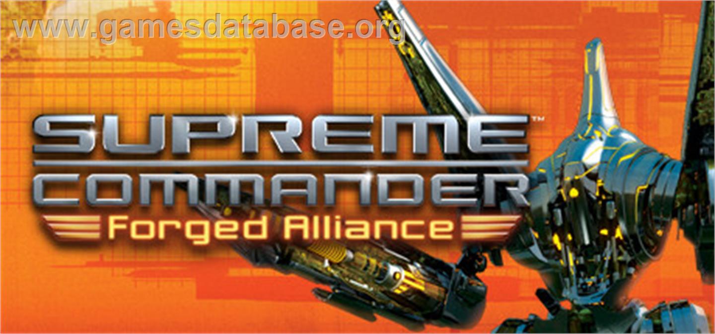 Supreme Commander: Forged Alliance - Valve Steam - Artwork - Banner